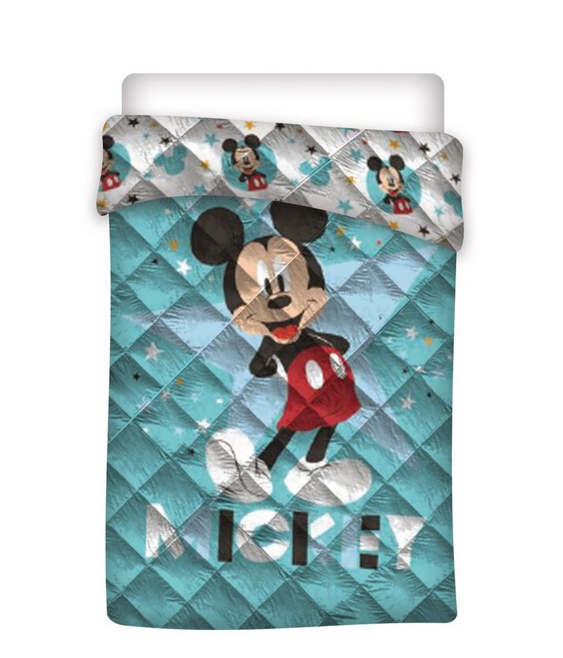 Wohndecke Mickey Mouse Steppdecke Bettdecke Decke 140 x 200 cm, AY!Max von AY!Max