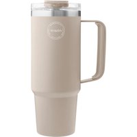 Thermobecher mit Trinkhalm cream beige Thermobecher mit Trinkhalm cream beige von AYA&IDA