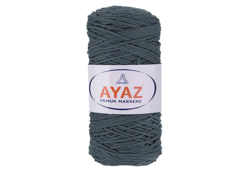 AYAZ 4 x 250g Strickgarn Pamuk Makrame Häkelwolle, 1130 grau meliert AYAZ 4 x 250g Strickgarn Pamuk Makrame Häkelwolle, 1130 grau meliert von AYAZ