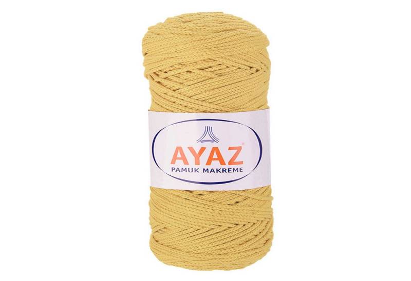 AYAZ 4 x 250g Strickgarn Pamuk Makrame Häkelwolle, 1215 hellgelb AYAZ 4 x 250g Strickgarn Pamuk Makrame Häkelwolle, 1215 hellgelb von AYAZ