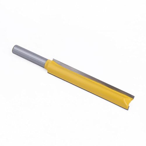 1 STÜCKE 8mm Schaft 50mm 77mm Lange Gerade Router Bit 1/2 "Fräsen Schneiden Durchmesser Rand Holzbearbeitung trimmen Cutter Messer MC02009(8x12.7x50.8mm) von AYAZER