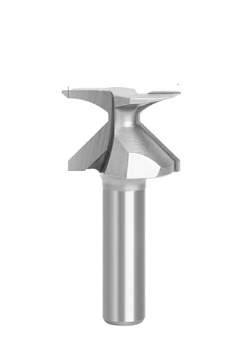 1PC 1/4 Griff 1/2 Arc Integrierte Messer 2 Kanten, 3 Mit Nähten Holzbearbeitung Fräser Schneiden Werkzeug(12.7mm 2 Blades R18) von AYAZER