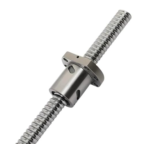 CNC-Werkzeugmaschinen-Kugelumlaufspindel, Rundlochmutter 1204 1604 1605 1610 2004 2005 2505 2510 Hochgeschwindigkeits-Übertragungsmodul(1610 No machined,950mm) von AYAZER