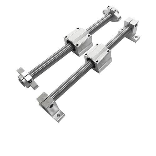 Lineare optische Achse Harte Welle Führungsschiene Set Unterstützung Sitz 2PC SK/SHF8/10/12/13 + 4PC SCS8-13UU + ein Stück(SK10 SCS10UU,700mm) von AYAZER
