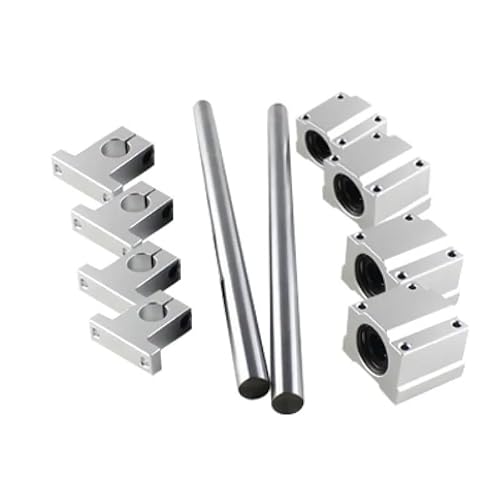 Lineare optische Achse Harte Welle Führungsschiene Slider Set Unterstützung Sitz 2PCS SK50 SHF50 + 4PCS SCS50UU + 1PC(SHF50 SCS50UU,600mm) von AYAZER