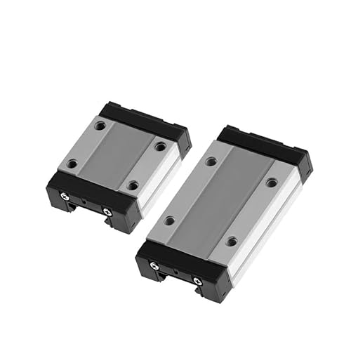 Miniatur-Linearführung, Standard-Vierkant-Gleitschienenlager MGW12C/MGW12H, Edelstahl, breite Ausführung(MGW12H,4PCS) von AYAZER