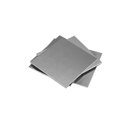 Quadratische Platte aus Edelstahl 304 – 1,5 mm Dicke, optionale Größen (50 x 50 mm bis 400 x 300 mm)(200x100mm 2PCS) von AYAZER