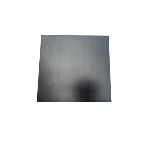 Schwarz gebürstete, eloxierte Platte aus Aluminiumlegierung 5052 – 0,5–2 mm dick, Größen 100 x 100/200 x 200/200 x 300/300 x 300 mm(300X300X0.8mm 2PCS) von AYAZER