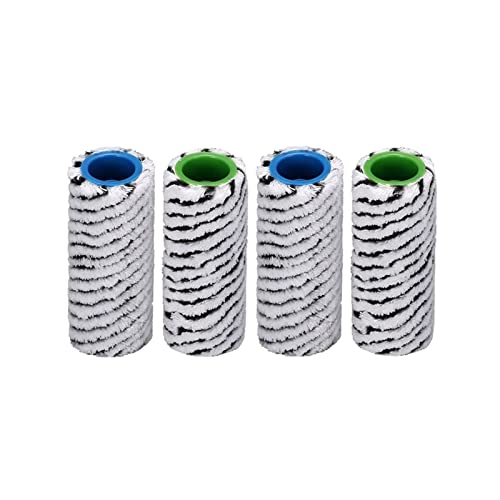 AYBAL Kompatibel mit Kärcher Stone Multi-Surface Roller Set Mikrofaser waschbar Ersatz FC3 FC5 FC7 Zubehör 2.055-021.0 4 Stück von AYBAL