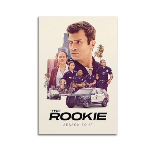 AYERWAENN The Rookie Poster, ästhetische Wandkunst, Leinwand, Vintage-Poster, dekoratives Gemälde, Wohnzimmer, Schlafzimmer, Dekoration, 20 x 30 cm, ungerahmter Stil AYERWAENN The Rookie Poster, ästhetische Wandkunst, Leinwand, Vintage-Poster, dekoratives Gemälde, Wohnzimmer, Schlafzimmer, Dekoration, 20 x 30 cm, ungerahmter Stil von AYERWAENN