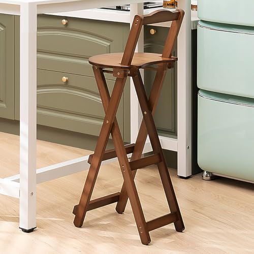 AYES Klappbar Holz-Barhocker mit Rückenlehne - Stabile Tragbare Outdoor Bar Hocker Bar Stühle Küche Esszimmerhocker - Keine Installation erforderlich für Hausbar Küche Kneipe Café AYES Klappbar Holz-Barhocker mit Rückenlehne - Stabile Tragbare Outdoor Bar Hocker Bar Stühle Küche Esszimmerhocker - Keine Installation erforderlich für Hausbar Küche Kneipe Café von AYES
