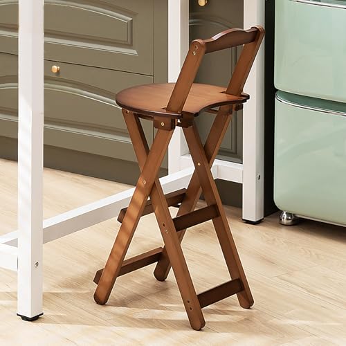 AYES Klappbar Holz-Barhocker mit Rückenlehne - Stabile Tragbare Outdoor Bar Hocker Bar Stühle Küche Esszimmerhocker - Keine Installation erforderlich für Hausbar Küche Kneipe Café AYES Klappbar Holz-Barhocker mit Rückenlehne - Stabile Tragbare Outdoor Bar Hocker Bar Stühle Küche Esszimmerhocker - Keine Installation erforderlich für Hausbar Küche Kneipe Café von AYES