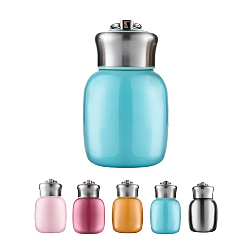 Mini-Thermosflasche, 200 ml, niedliche Wasserflasche, vakuumisolierte Edelstahl-Wasserflaschen, auslaufsicher, hält heiß und kalt, für zu Hause, im Freien, auf Reisen Einheitsgröße blau Mini-Thermosflasche, 200 ml, niedliche Wasserflasche, vakuumisolierte Edelstahl-Wasserflaschen, auslaufsicher, hält heiß und kalt, für zu Hause, im Freien, auf Reisen Einheitsgröße blau von AYES