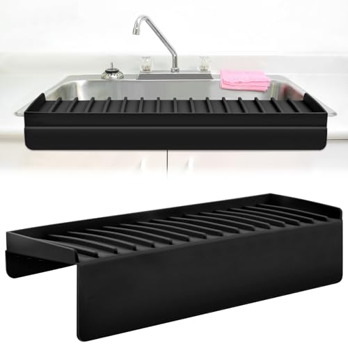 AYESY Spülbeckenmatte, Silikon Spülbecken Kantenschutz, Spritzschutz, 5° Upgrade Multifunktions Spülbecken Zubehör, Spritzschutz für Badewannenspüle, Arbeitsplattenschutz für Küchenspüle AYESY Spülbeckenmatte, Silikon Spülbecken Kantenschutz, Spritzschutz, 5° Upgrade Multifunktions Spülbecken Zubehör, Spritzschutz für Badewannenspüle, Arbeitsplattenschutz für Küchenspüle von AYESY