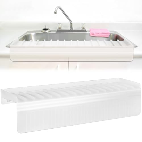 AYESY Spülbeckenmatte, Silikon Spülbecken Kantenschutz, Spritzschutz, 5° Upgrade Multifunktions Spülbecken Zubehör, Spritzschutz für Badewannenspüle, Arbeitsplattenschutz für Küchenspüle AYESY Spülbeckenmatte, Silikon Spülbecken Kantenschutz, Spritzschutz, 5° Upgrade Multifunktions Spülbecken Zubehör, Spritzschutz für Badewannenspüle, Arbeitsplattenschutz für Küchenspüle von AYESY