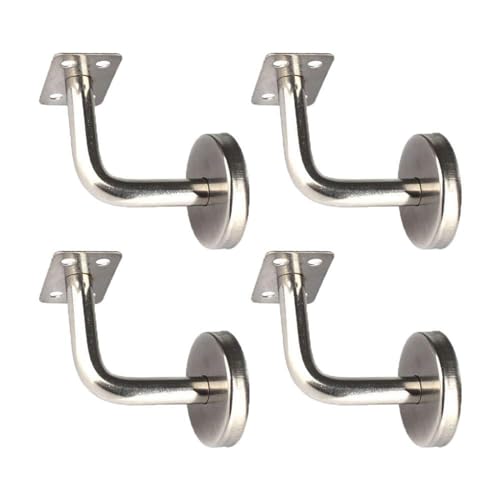 AYGCI 4 Stück Handlaufträger Edelstahl Handlauf Halterung Handlaufhalter Treppengeländer Handlaufstütze Wandhalter mit Abdeckrosette AYGCI 4 Stück Handlaufträger Edelstahl Handlauf Halterung Handlaufhalter Treppengeländer Handlaufstütze Wandhalter mit Abdeckrosette von AYGCI