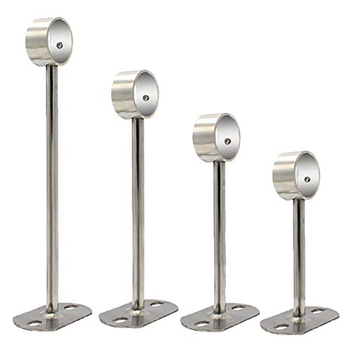 AYGCI Gardinenstange Halterung, 4 Stücke Edelstahl Wandhalter Deckenhalterung Vorhangstange Garderobenrohr Lever Schienenhalter Wandmontage Duschvorhang Hängen Stange Rohr Pole Auflageträger AYGCI Gardinenstange Halterung, 4 Stücke Edelstahl Wandhalter Deckenhalterung Vorhangstange Garderobenrohr Lever Schienenhalter Wandmontage Duschvorhang Hängen Stange Rohr Pole Auflageträger von AYGCI