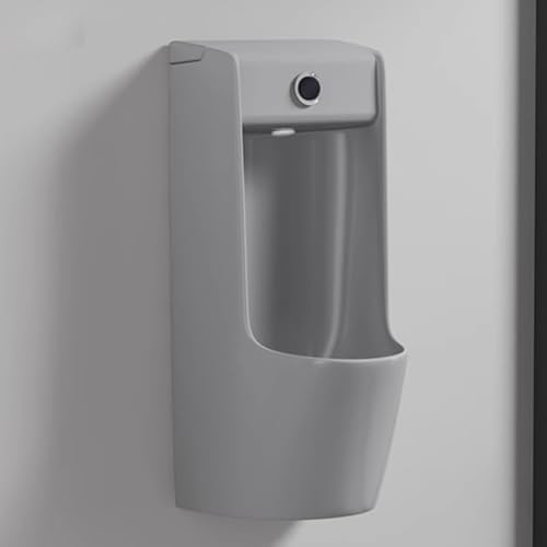 AYHARYLH Urinal, An Der Wand Montierte Urinale for MäNner,Wandmontiertes Urinal, Geeignet Für Badezimmer, Hotel, Einkaufszentrum(Gray) von AYHARYLH