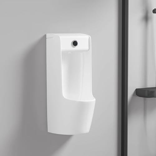 AYHARYLH Urinal, An Der Wand Montierte Urinale for MäNner,Wandmontiertes Urinal, Geeignet Für Badezimmer, Hotel, Einkaufszentrum(Wit) von AYHARYLH