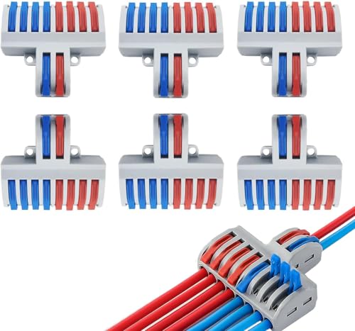 5 Stück Anschlussklemmen, elektrischer Anschluss (2 in 8 Ausgänge), SPL-82, 6 Stück, elektrische Anschlüsse, kompakt 2 in 8 Ausgänge, elektrische Anschlüsse von AYHYHLJZJ