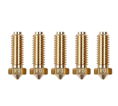 5 x 0,4 mm Messingdüsen für Anycubic Kobra 2 3D-Drucker, kompatibel mit Kobra 2 Pro, Kobra 2 Plus, Kobra 2 Max und Kobra 2 Neo 5 x 0,4 mm Messingdüsen für Anycubic Kobra 2 3D-Drucker, kompatibel mit Kobra 2 Pro, Kobra 2 Plus, Kobra 2 Max und Kobra 2 Neo von AYHYHLJZJ