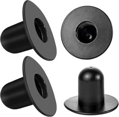 AYHYHLJZJ 4 Stück Pool-Stöpsel, Wandstopfen für Pool, Pool-Verschlussstopfen, Dichtungsstopfen für Poolfilter, Abdeckkappen für Intex (schwarz) von AYHYHLJZJ