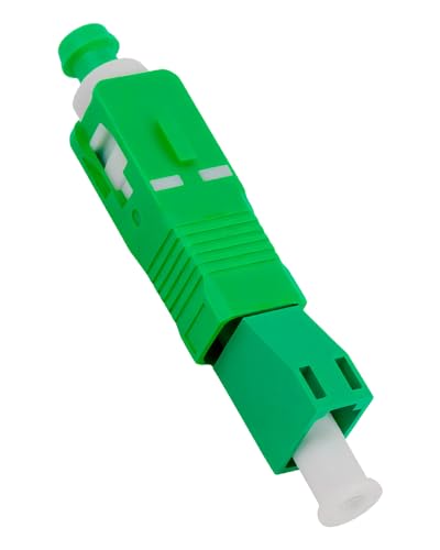 AYHYHLJZJ LC/APC-Buchse auf SC/APC-Stecker Singlemode 9/125 µm, Simplex-Hybrid-Stecker für zuverlässige Schnittstellenkonvertierung, OTDR, VFL usw. von AYHYHLJZJ