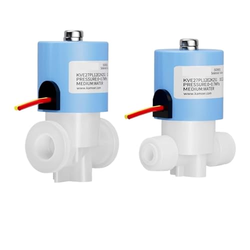 1/4 Zoll KVE27 12 V Mikro-Magnetventil 24 Wasserventil Luftventil Steuerventil Normalerweise geschlossenes Magnetventil(KVE27PL12E2K251) von AYJYZHIAG