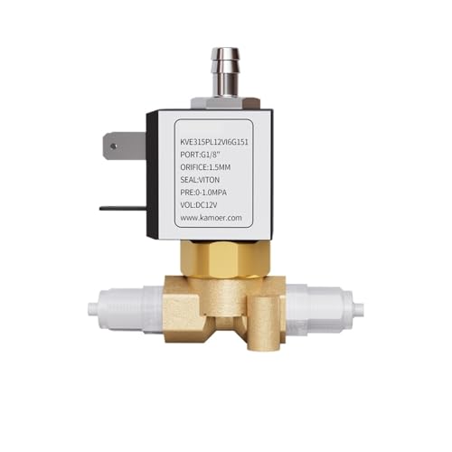 1/8" 15 12V Magnet-/Luftventil Normalerweise geschlossen 24V Wasserventil Kupferschalter Vollkupferfilter Magnetventil(24V with joint) von AYJYZHIAG