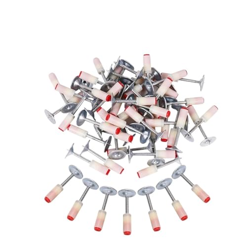 100 STÜCK Runde Stahlnägel for Nagelwandbefestigungswerkzeug Schlitzgerät Wandbefestigungswerkzeug Kanalbefestigungsgerät Nagelpistolenzubehör(16mm A) von AYJYZHIAG