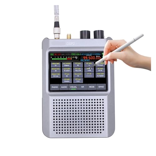 10kH/z-380MH/z 404MH/z-2GH/z DSP2/DSP1 SDR-Empfängerradio mit 5000mAh-Akku, Firmware 2.40 (DSP2) SDR von AYJYZHIAG