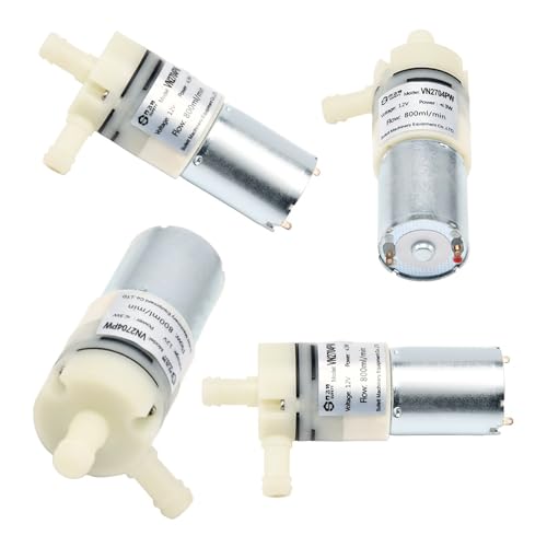 12V DC Membran-Vakuumpumpe Wasser Negative Elektrische Mini Vakuumpumpe for Spritzen Maschine Teile(VN2704PW 12V) von AYJYZHIAG