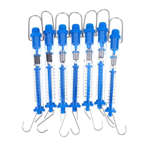 1PC Praktische Newtons Federwaage Dynamometer Kunststoff Transparenter Körper Einfaches Aufhängen for den Unterricht(20N) von AYJYZHIAG