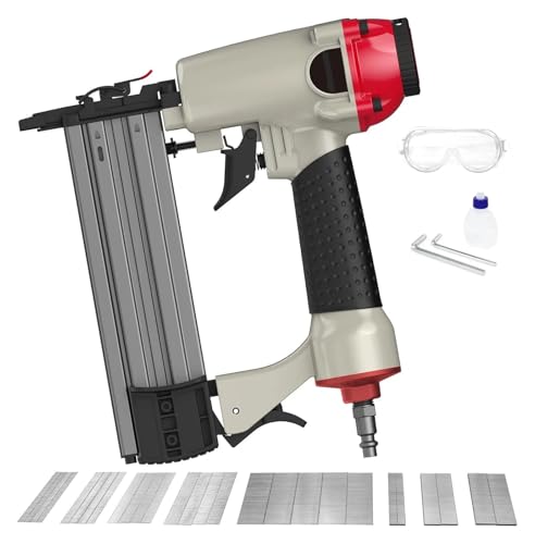 2-in-1-Pneumatik-Blattnagler 18 Gauge, Einstellung der Nagelpenetration, industrielle Luft-Nagelpistole for schwere Beanspruchung 2-in-1-Pneumatik-Blattnagler 18 Gauge, Einstellung der Nagelpenetration, industrielle Luft-Nagelpistole for schwere Beanspruchung von AYJYZHIAG