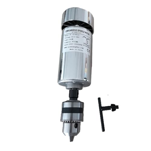 200 W/300 W/400 W/500 W Spindelmotor for Graviermaschine, luftgekühlt, Hochgeschwindigkeits-CNC (Bohrfutter-Spannbereich: 1,5–10 mm)(300W Spindle) von AYJYZHIAG