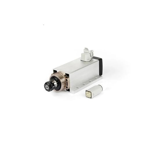 220/V 1,5 KW ER11 CNC Vierkantspindel 1500W Luftgekühlter Motor CNC-Spindelmotor Werkzeugmaschinenspindel Stecker-/Kabelbox-Version(Plug Version) von AYJYZHIAG