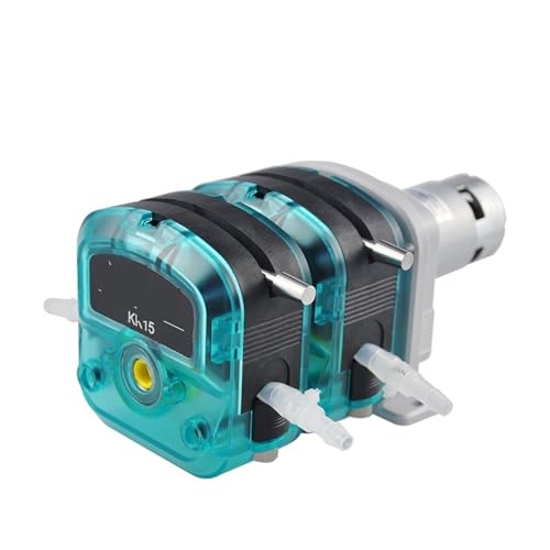 400–1300 ml/min KKDD-Schlauchpumpe mit hohem Durchfluss, 12 V, 24, Gleichstrommotor, Dosierpumpe Einzel-/Doppelkopf und Schnellwechselschlauch(KKDD-24S18L A) von AYJYZHIAG