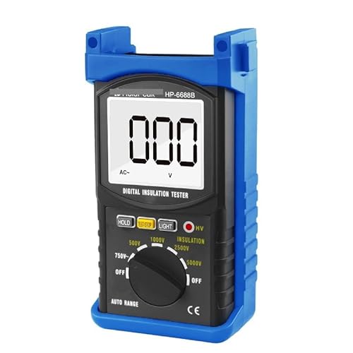 6688B Digital 5000V 1999 Auto Range Isolationswiderstandstester Isolierter tragbarer Tester Daten halten 6688B Digital 5000V 1999 Auto Range Isolationswiderstandstester Isolierter tragbarer Tester Daten halten von AYJYZHIAG