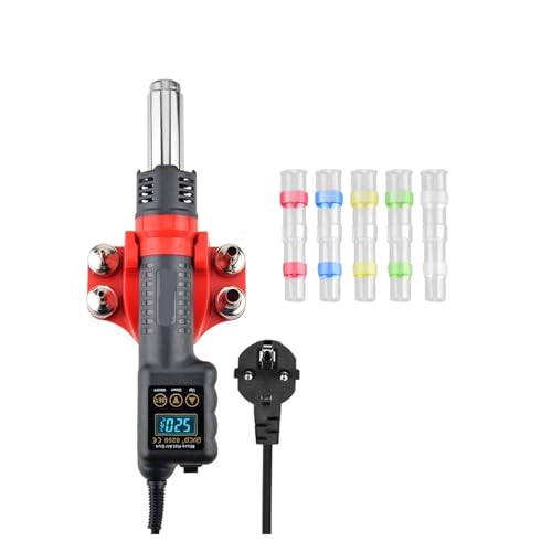 750W Micro Heißluftpistole 8208 Tragbare LCD-Anzeige Nacharbeitsstation Haartrockner Temperatur einstellbar BGA Schweißwerkzeuge(8208 Set 2) von AYJYZHIAG
