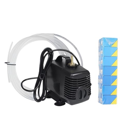 80-W-Wasserpumpe + 6-M-Wasserleitung + ER20-Spannzangen for CNC-Wasserkühlungs-Spindelmotor-Zubehörsatz(Kit) von AYJYZHIAG