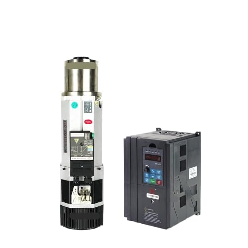 9KW ATC-Spindel-Kit, luftgekühlter ISO30-Spindelmotor mit automatischem Werkzeugwechsler und VFD-Frequenzumrichter 220/V 380V NEWCARVE(380V with BEST VFD) von AYJYZHIAG