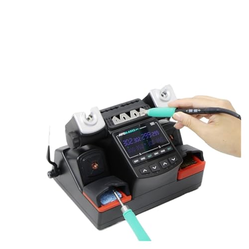 A902PRO Lötstation C115 C210 C245 Doppelstation Schweiß-Nacharbeitsstation for Handy-PCB-IC-Reparatur-Lötwerkzeuge(C210 C210with3tips,110/V) von AYJYZHIAG