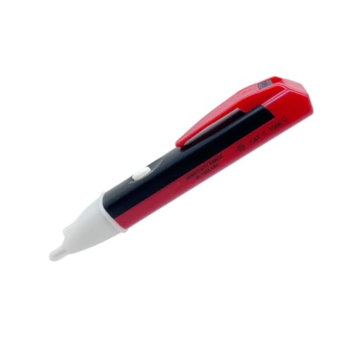 AC/DC-Spannungsdetektoren Smart Non-Contact Tester Pen Meter 90-1000V Strom Elektrischer Sensor Test Bleistift LED-Beleuchtung(Red) von AYJYZHIAG