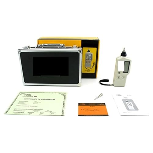 AR63A Tragbarer Vibrationsmesser-Analysator Digitales Vibrometer Messung Geschwindigkeit Beschleunigung Verschiebung von AYJYZHIAG
