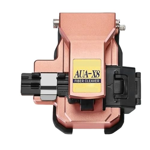 AUA-X8 Hohe Präzision Automatische Faser Cleaver Kabel Schneiden COMPTYCO FTTT Fiber Optic Messer Werkzeuge Kalt Schweißen Und Heißer Schmelzen(AUA-X8 Rose Gold) von AYJYZHIAG