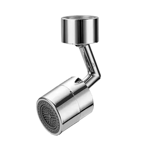 AYJYZHIAG 1440 ° drehbarer multifunktionaler Verlängerungshahn Universal-Wasserhahn-Spritzfilter Badezimmer-Waschbecken Küchenhahn-Düsen-Verlängerungsadapter(One Mode 720) von AYJYZHIAG