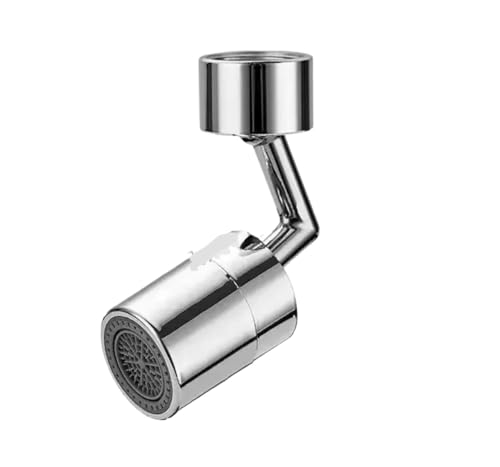 AYJYZHIAG 1440 ° drehbarer multifunktionaler Verlängerungshahn Universal-Wasserhahn-Spritzfilter Badezimmer-Waschbecken Küchenhahn-Düsen-Verlängerungsadapter(Two Mode 720) von AYJYZHIAG