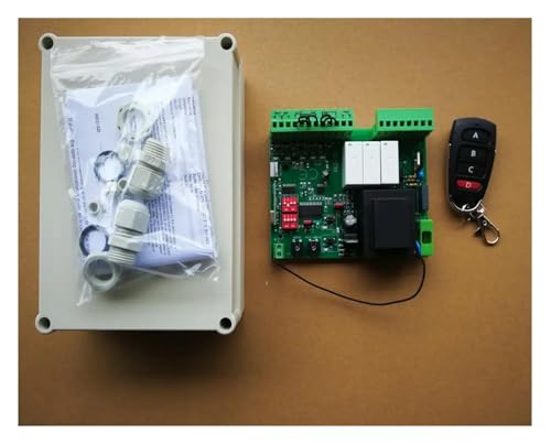 AYJYZHIAG 220-VAC Schiebetor Garagentoröffner Motorantrieb NC Platine Elektronischer Kartencontroller for Automatischen Toröffner(Kit 1) von AYJYZHIAG