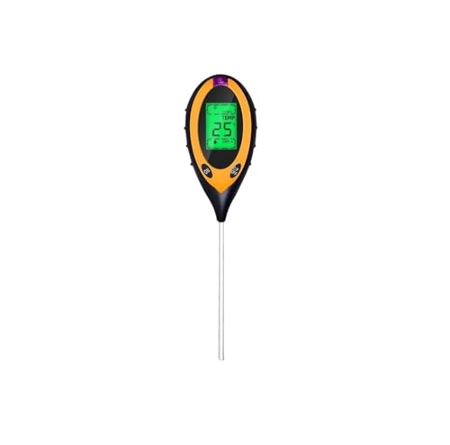 AYJYZHIAG 4 in 1 Feuchtigkeit Sonnenlicht PH Meter Boden Wasser Säure Feuchtigkeit Licht PH Test Garten Pflanzen Feuchtigkeit Tester Test Instrument(4 In 1) von AYJYZHIAG