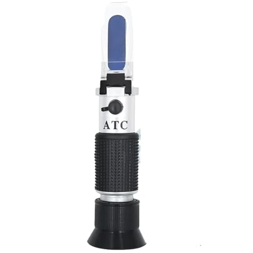 AYJYZHIAG 4 in 1 Hand-Refraktometer for Autos, Frostschutzmittel, Batterieflüssigkeit, Refraktometer, Harnstoff, Glas, Gefrierpunkt, Wasserkühlmittel-Tester von AYJYZHIAG